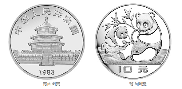 1983年熊猫27克圆形银质币价格及回收价格