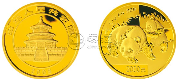 2008年熊猫金币市场价    2008年熊猫金币一套回收价格