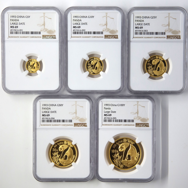 1993年熊猫金币收藏价值与价格