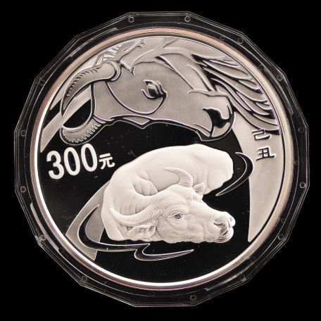 2009年牛年公斤银币值多少钱    2009年生肖牛1公斤银币价格
