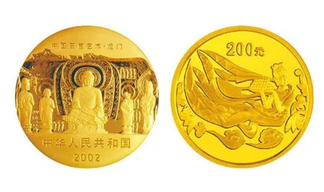 龙门石窟1/2盎司金币最新价格及其收藏价值