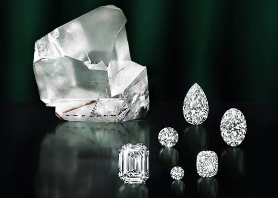 格拉夫公布1109克拉历史名钻“Lesedi La Rona”原石切割的首批钻石