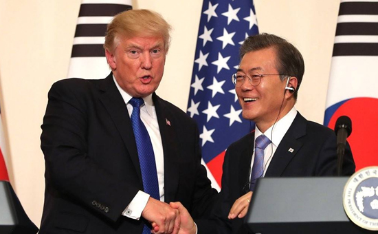 特朗普将于6月底访韩与文在寅会晤-商朝鲜半岛无核化-黄金陷窄幅震荡格局.jpg